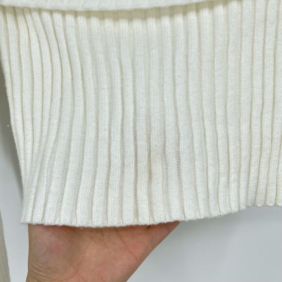 superdown | Ava Skirt Set in Cream Off White Ribbed Knit Top & Mini S - Picture 5 of 7